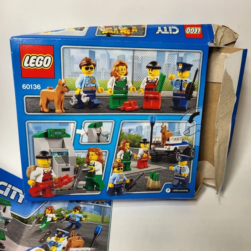 LEGO CITY: Police Starter Set 60136 Incomplete 2 Sets
